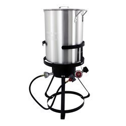 Chard 50000 BTU Aluminum Turkey Fryer Kit 30 qt
