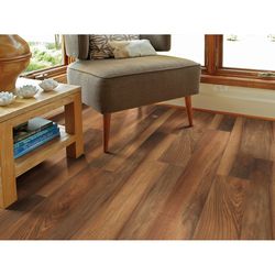 Shaw Floors Hillcrest 7 in. W X 48 in. L Chestnut Vinyl Floor Tile 18.68 sq ft