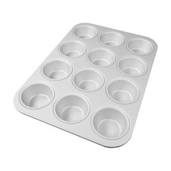 Fat Daddio's ProSeries 11 in. W X 16 in. L Muffin Pan Silver 1 pc