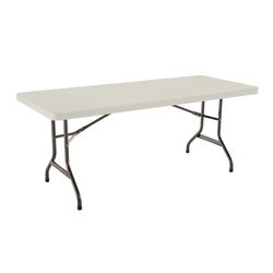 Lifetime 30 in. W X 72 in. L Rectangular Folding Table