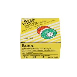 Bussmann 30 amps Time Delay Plug Fuse 4 pk