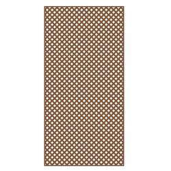 Barrette Outdoor Living 4 ft. W X 8 ft. L Redwood Vinyl Privacy Lattice Panel