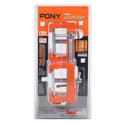 Pony 4 in. C Cabinet Claw Set 2 pk