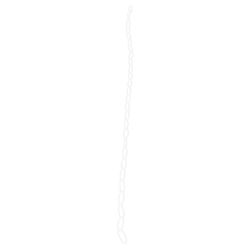 Living Accents White Steel 36 in. H Sturdy Extender Chain 1 pk