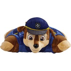 Pillow Pets Paw Patrol Chase Plush Toy Blue/Brown 1 pc