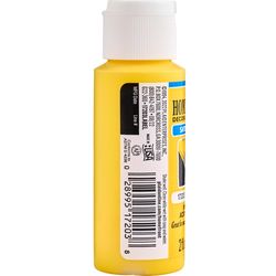 Homefront Satin Bright Yellow Hobby Paint 2 oz