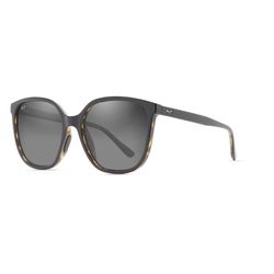 Maui Jim Good Fun Sunglasses Women's Black w/Tortoise Frame Neutral Gray Lens Polarized