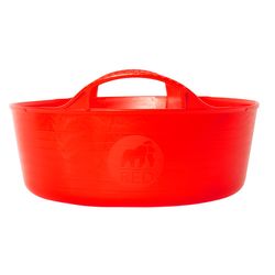 Red Gorilla 1.3 gal Plastic Flexible Tub Round