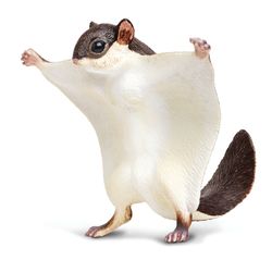 Safari Ltd. Incredible Creatures Flying Squirrel Toy Brown/Tan