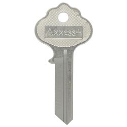 HILLMAN Traditional Key House/Office Key Blank 73 Single For Independent Locks Silver