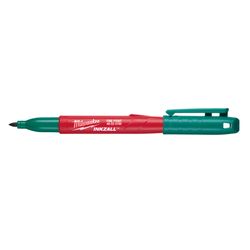 Milwaukee Inkzall Green Fine Tip Permanent Marker 1 pk