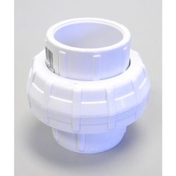 Campbell Schedule 40 1/2 in. Slip X 1/2 in. D Slip PVC Union 10 pk