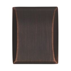 Amerock Candler Rectangle Cabinet Knob 1-1/8 in. Oil Rubbed Bronze 1 pk