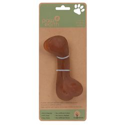 Boss Pet Paw Earth For Dog Brown Rubber EcoBones Dog Toy Medium 1 pk