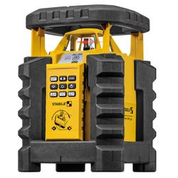 STABILA 2 beam Self Leveling LAR 350 Rotary Laser Level Set 2600 ft. 9 pc