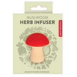 Kikkerland Red Silicone Herb Infuser