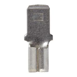Jandorf 12-10 Ga. Uninsulated Wire Male Disconnect Silver 5 pk