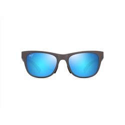 Maui Jim Kapeau Sunglasses Men's Metal Matte Gray Frame Blue Hawaii Lens Polarized