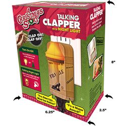The Clapper A Christmas Story Automatic Plug-in LED Leg Lamp Night Light