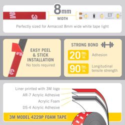 Armacost Lighting 32 ft. L Multicolored LED Tape Light 1 pk