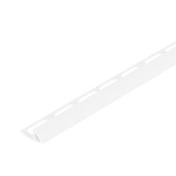 M-D Building Products 0.38 in. W X 96 in. L White PVC Tile Caps