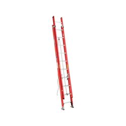 Werner 20 ft. H Fiberglass Extension Ladder Type IA 300 lb. cap.
