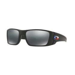 Oakley Standard Issue Fuel Cell USA Flag Sunglasses Unisex Matte Black Frame Black Iridium Lens