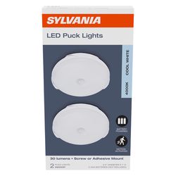Sylvania Motion-Sensing Battery Powered LED White Slim Area Light