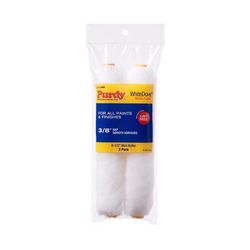 Purdy White Dove Woven Fabric 6.5 in. W X 3/8 in. Mini Paint Roller Cover 2 pk