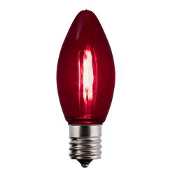 Holiday Bright Lights LED C9 Red 25 ct Replacement Christmas Light Bulbs