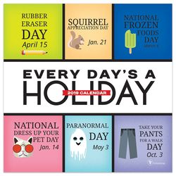 TF Publishing Every Day's a Holiday Calendar Fiber/Paper Laminate 1 pk