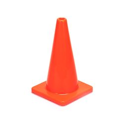Home Plus Orange Safety Cone 18 in. H X 10.6 in. W