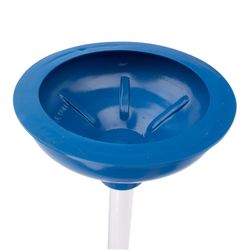 PlumbCraft Toilet Plunger 18 in. L X 6 in. D