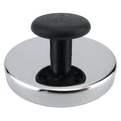 Magnet Source 1 in. L X 2.03 in. W Black Knob Magnet 20 lb. pull 1 pc