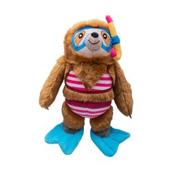 Pet Shop by Fringe Studio For Dog Multicolored Plush Swimmin With the Fishes Dog Toy 1 pk