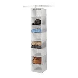 Whitmor 52 in. H X 10 in. W X 10-1/2 in. L Vinyl Hanging Vertical Closet Organizer
