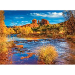 Eurographics Red Rock Crossing, AZ Jigsaw Puzzles Multicolored 1000 pc