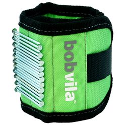 Bob Vila 15.5 in. L Green Magnetic Wristband 0.25 lb. pull