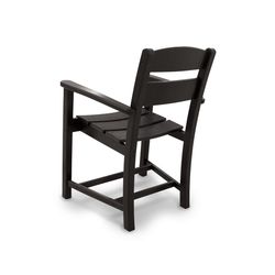 Ivy Terrace Classics Black HDPE Frame Dining Armchair