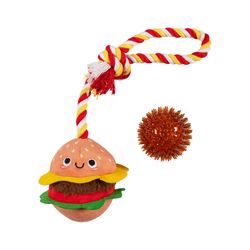 Pet Shop by Fringe Studio For Dog Multicolored Plush You're The Bun That I Want Dog Toy