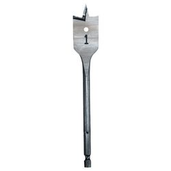 Milwaukee 9/16 in. X 6 in. L Heat-Treated Steel Flat Boring Bit Quick-Change Hex Shank 1 pc