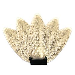 Holiday Bright Lights LED C9 Warm White 75 ct String Christmas Lights