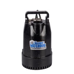 The Basement Watchdog 1/3 HP 3,720 gph Cast Iron Dual Reed Switch AC Submersible Sump Pump 10 ft³