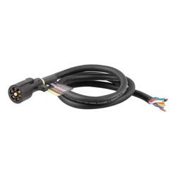 CURT Replacement 6 ft. 7 Way Trailer Wiring Connectors