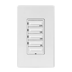 Leviton Indoor Countdown Timer 120 V White
