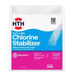 HTH Pool Care Granule Chlorine Stabilizer 4 lb