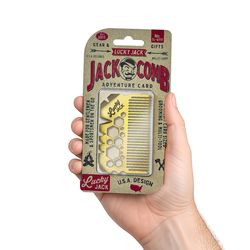 Lucky Jack Jack Comb Adventure Card Stainless Steel 1 pk