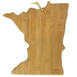 Totally Bamboo 11.75 in. L X 13.25 in. W X 0.6 in. Bamboo Minnesota State Serving & Cutting Board