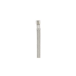 Plumb Pak 1/4 in. Compression each X 1/4 in. D Compression 12 in. Stainless Steel Ice Maker Supply L
