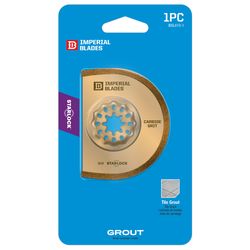 Imperial Blades Starlock 2-3/8 in. L X 3 in. W Carbide Grit Segmented Round Oscillating Blade 1 pk